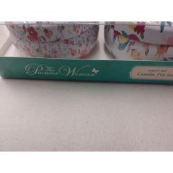 The Pioneer Woman 3-Piece Baked Goods Collection Tin Candles Set, Cranberry Chutney, French Toast, and Gingerbread & Spice, 4.95 oz