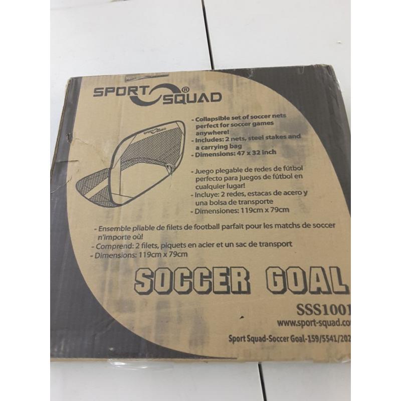 Sport Squad Portable Pop-Up Soccer Goal Net Set - 2pk