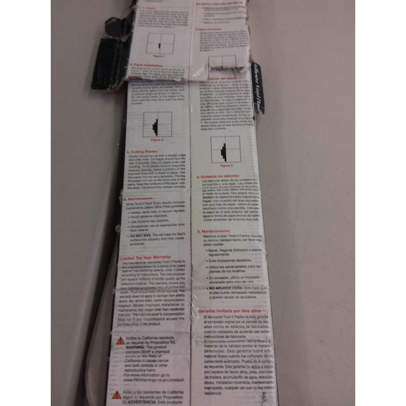 Achim Home Furnishings VFP2.0MH10 Tivoli II Peel 'N' Stick Vinyl Floor Planks (10 Pack), Mahogany, 6 x 36, 10 Count