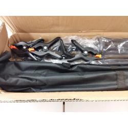 Backdrop Stand 7x10Ft Adjustable Photography Background Support System Kit for Photo Video Studio with Carry Bag,Spring Clamps