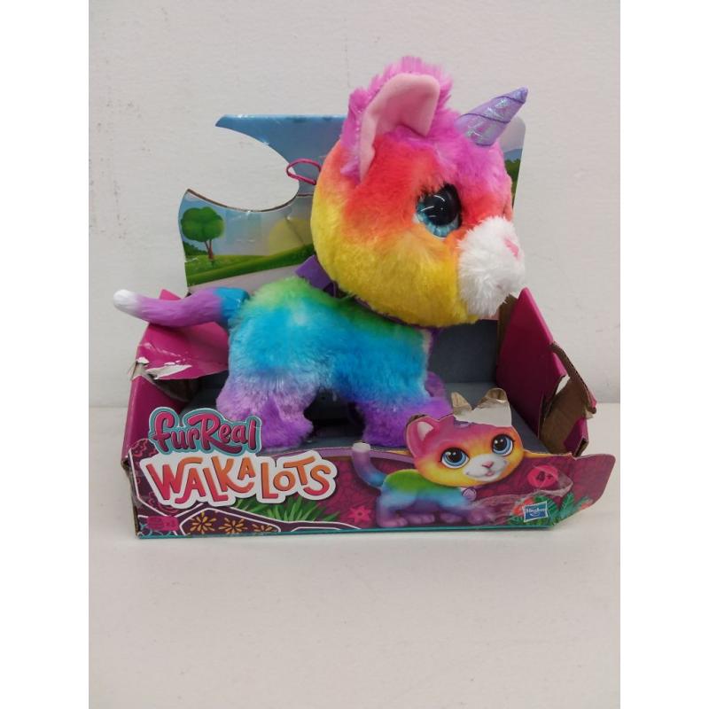 Walkalots Big Wags Electronic Pet Unicorn Cat (Multi-color)
