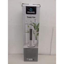 Pelonis 28 3-Speed Oscillating Tower Fan, White