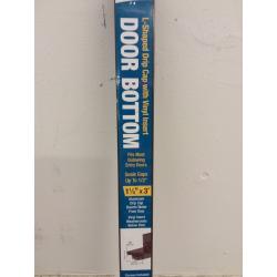 U36BR Drip Cap Door Bottom 1-1/4-Inch by 36-Inches, Brown