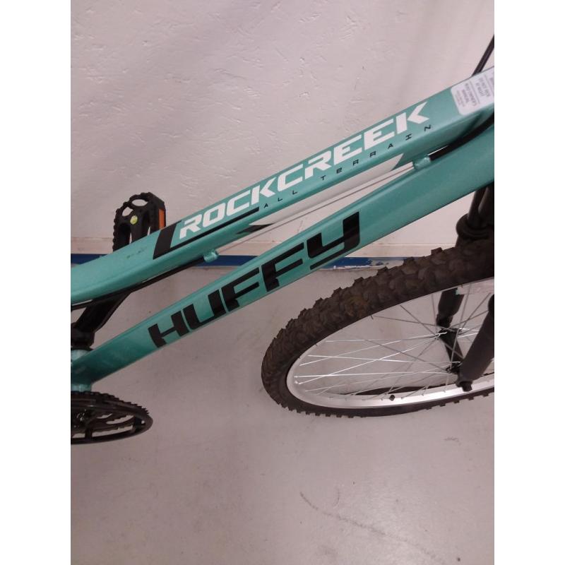 Huffy 26” Rock Creek Women's 18-Speed Mountain Bike, Mint