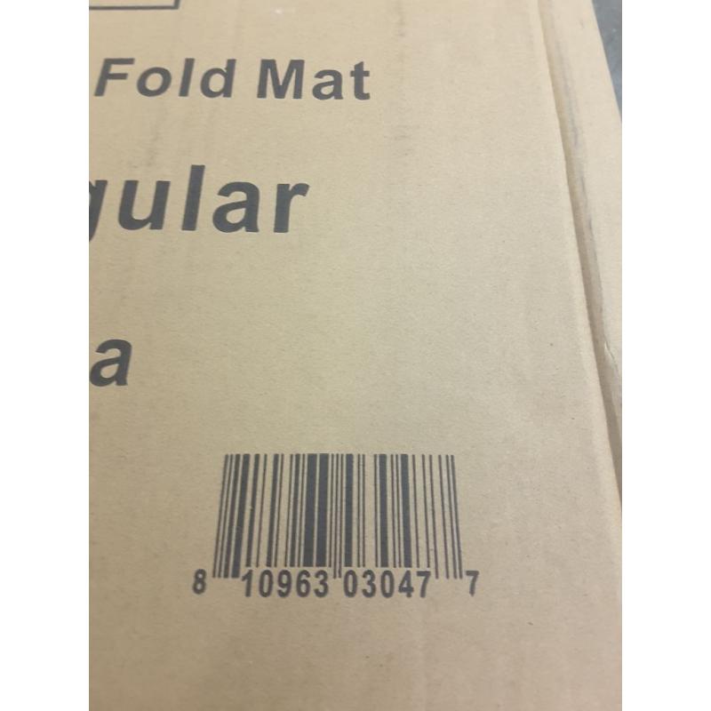 BalanceFrom 2 In. Thick Tri-Fold Folding Exercise Mat