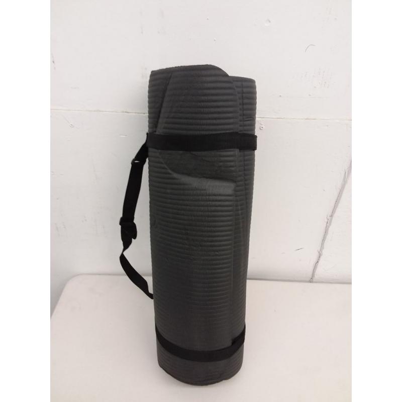 1/2 In. Yoga Mat, Black