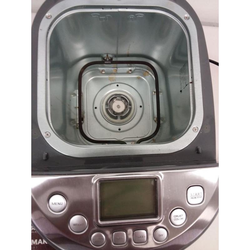 Stainless Steel Bread Machine Bread Maker, 2LB 17-in-1, 14 Settings