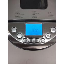 Stainless Steel Bread Machine Bread Maker, 2LB 17-in-1, 14 Settings