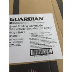 Guardian Steel Folding Commode