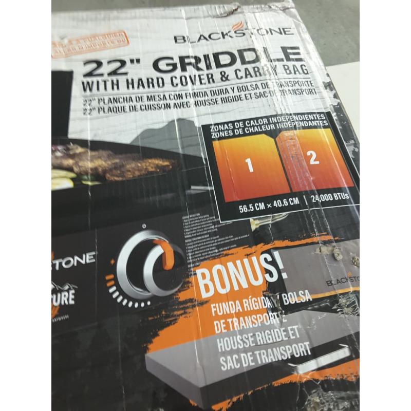 Blackstone 22 Griddle With Hard Cover & Carry Bag