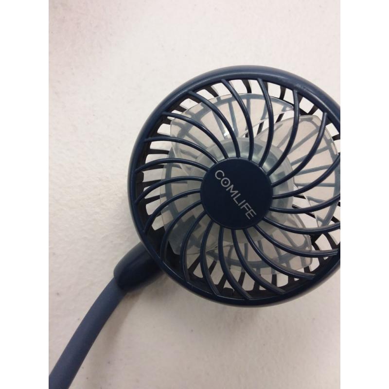 Portable Neck Fan, 2600mAh Battery Operated Sport Fan Ultra Quiet Hands Free