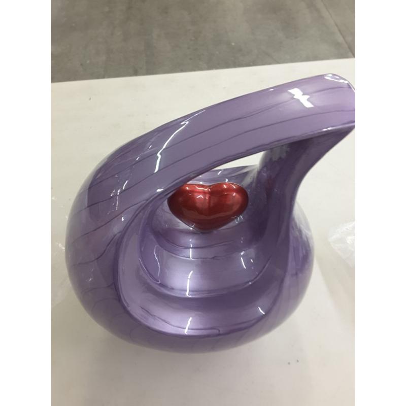 Urns For Ashes Heart of Love Urn With Velvet Bag