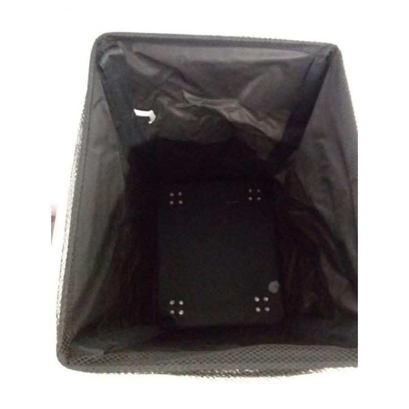 23 Pro+ Wheeled Laundry Hamper Black&White Breathable Cover