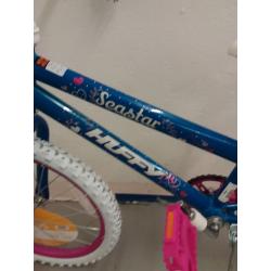 20 Inch Sea Star Girl's Sidewalk Bike, Blue and Pink