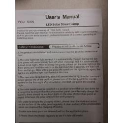 300W Solar Street Lights Outdoor Lamp, IP65 Waterproof Security Solar