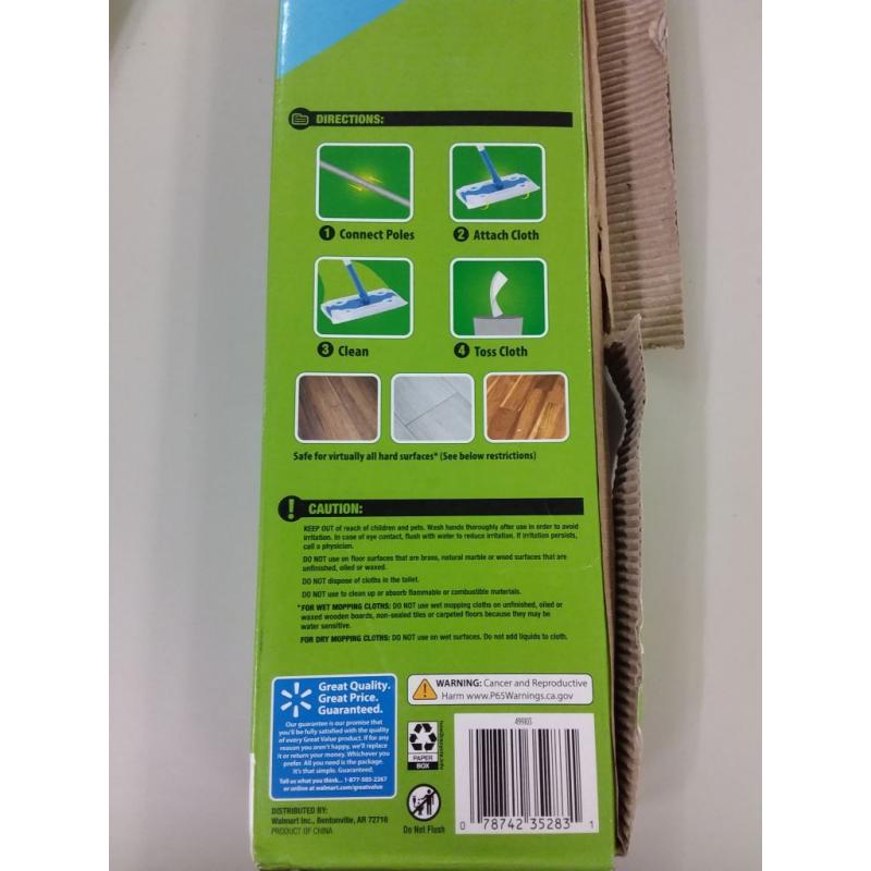 Great Value Sweeper Wet and Dry Mop