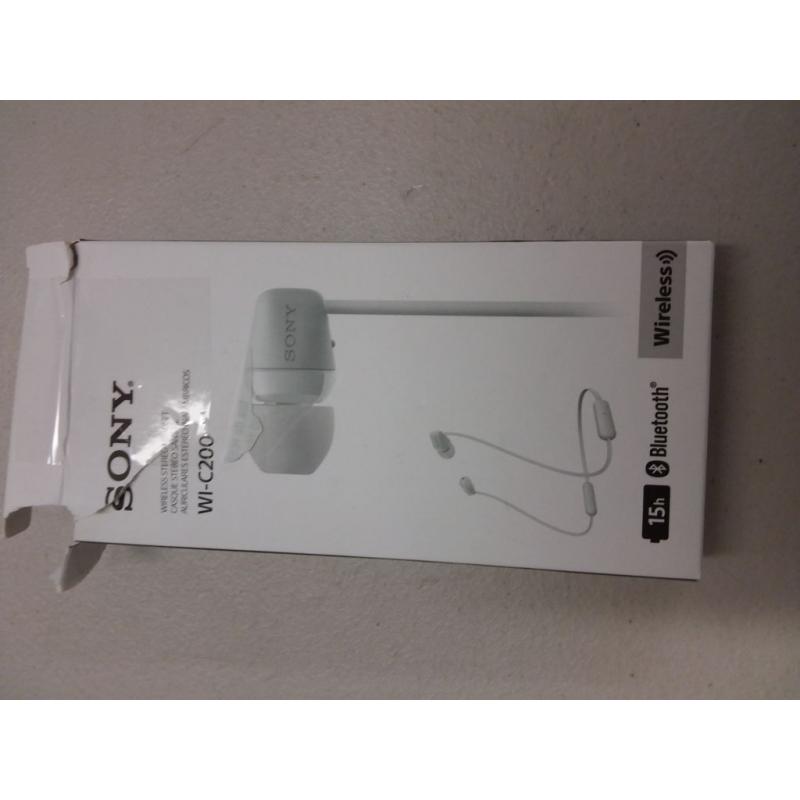 WIC200 Wireless In-ear Headphones with Mic - White
