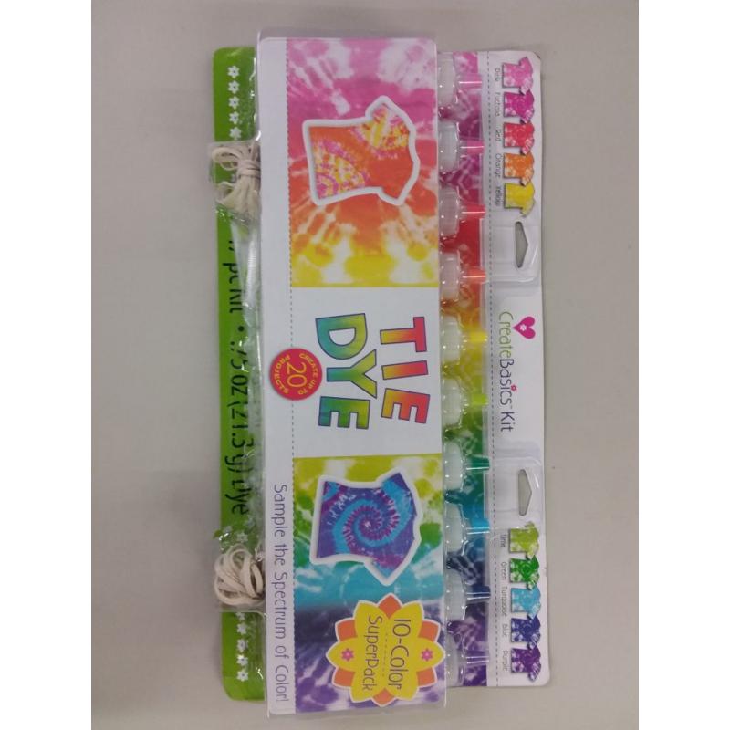 CreateBasicsKit 10-Color Superpack Tie Dye Kit