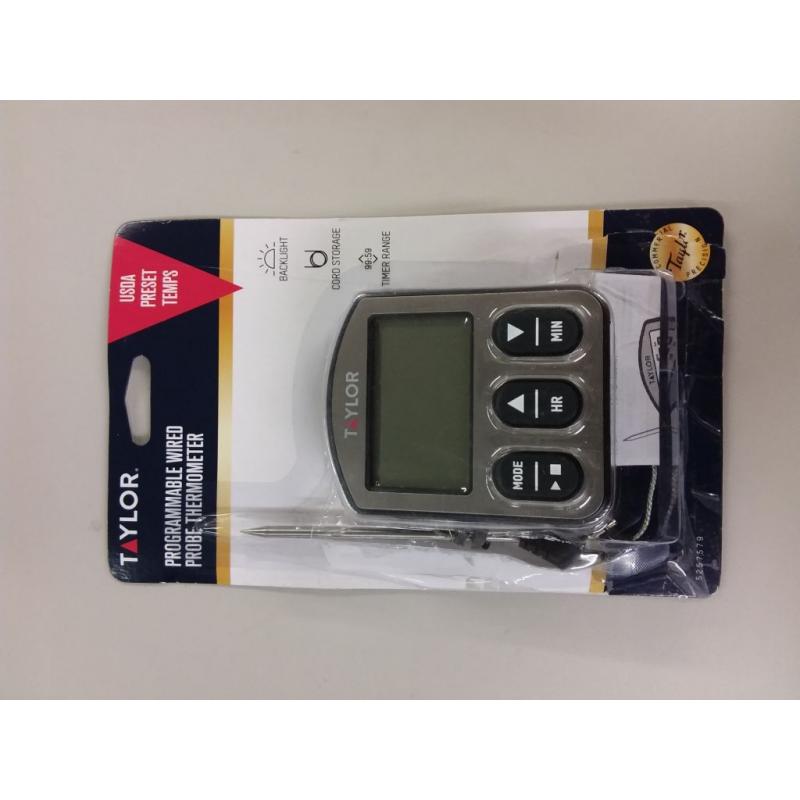 Taylor Programmable Wired Probe Thermometer