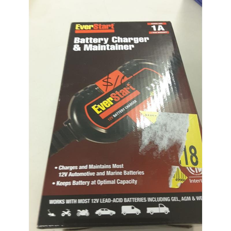 Everstart Battery Charger & Maintainer