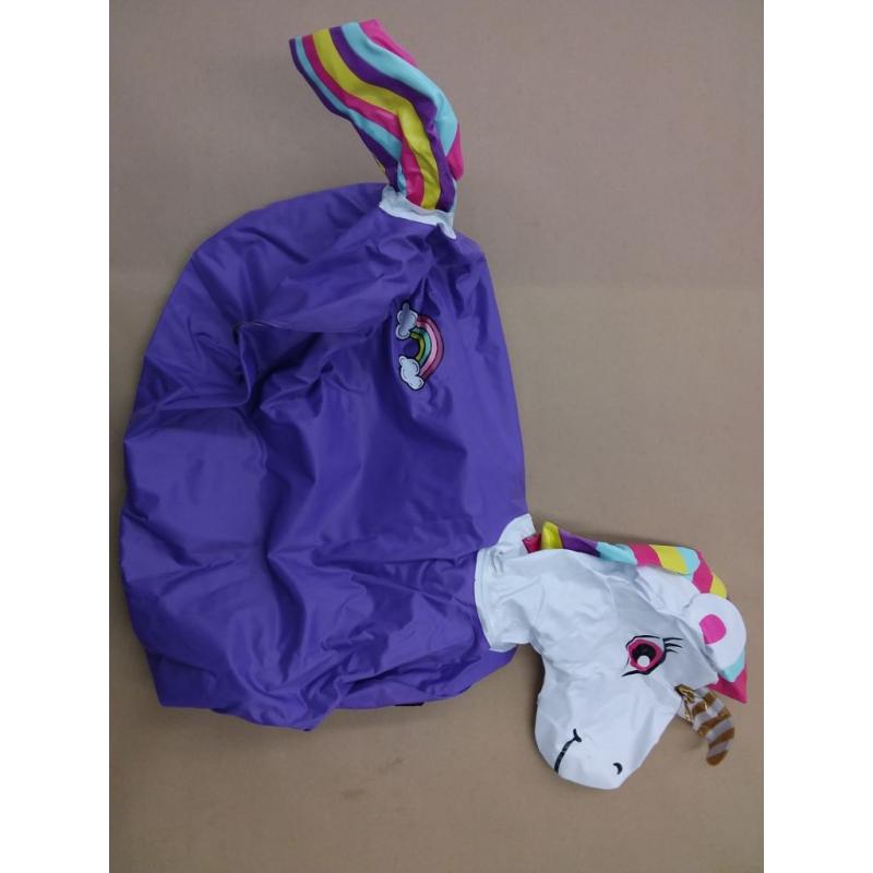 Waddle Purple Unicorn Hip Hopper Inflatable Hopping Animal Bouncer, Ages 2+