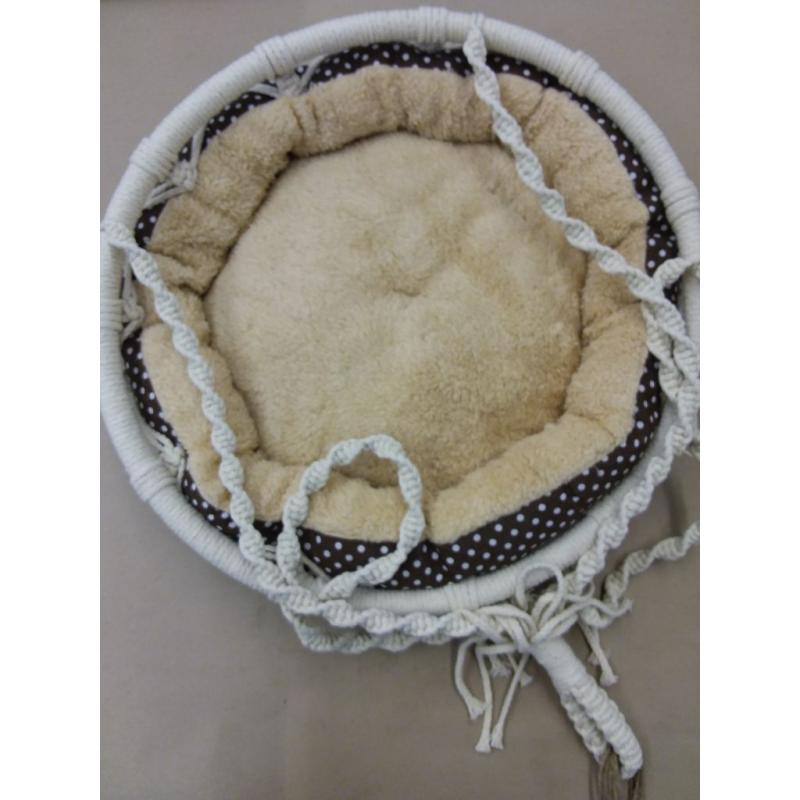 Macramé Hanging Cat Hammock
