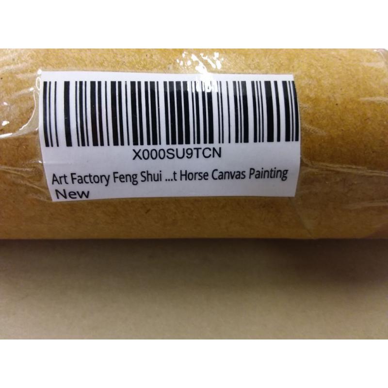 Feng Shui Eight Horse Canvas Painting