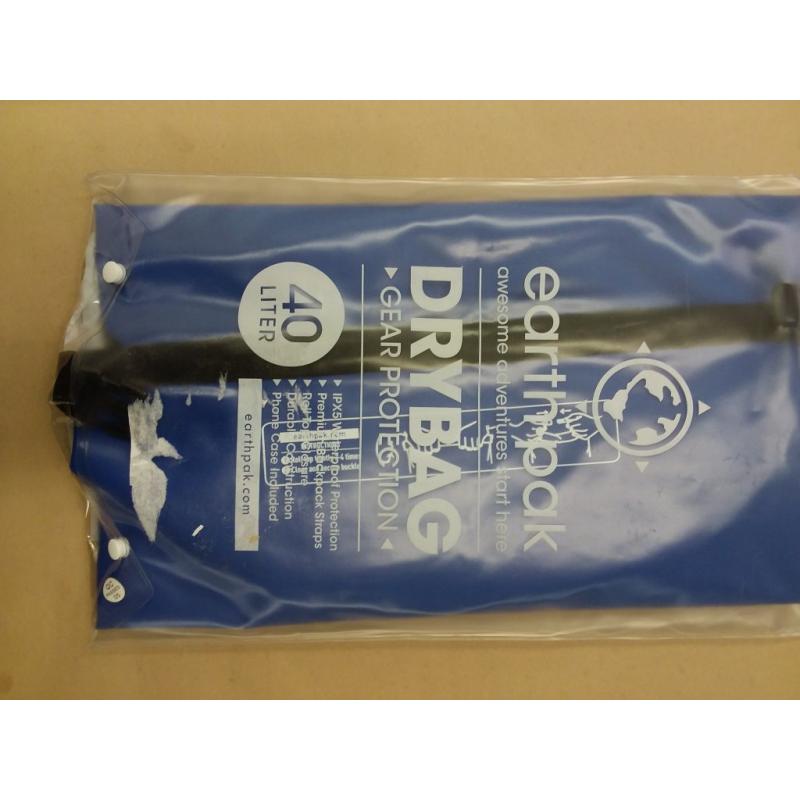 Earth Pak- Waterproof Dry Bag with Front Zippered Pocket