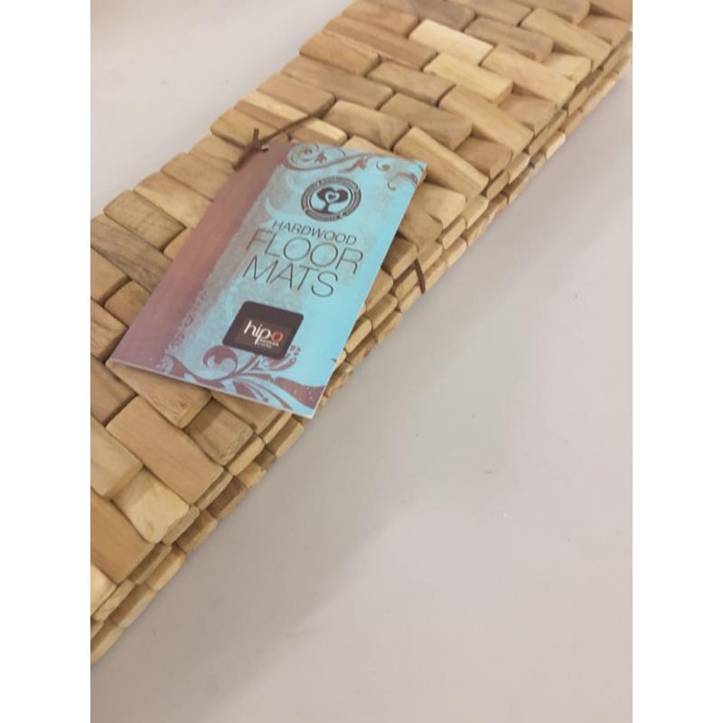 Hip O Teak Floor Mat (Wooden)