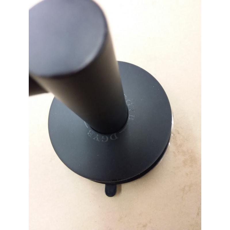DGYB Shower Suction Cup Towel Bar 24-inch Matte Black
