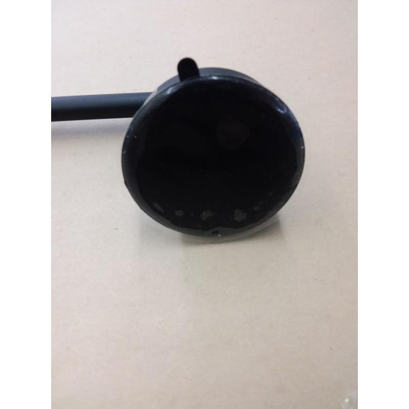 DGYB Shower Suction Cup Towel Bar 24-inch Matte Black