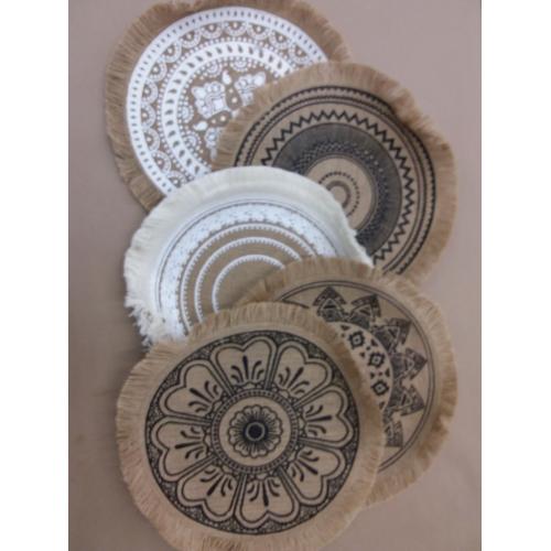 Woven Jute Round Placemats