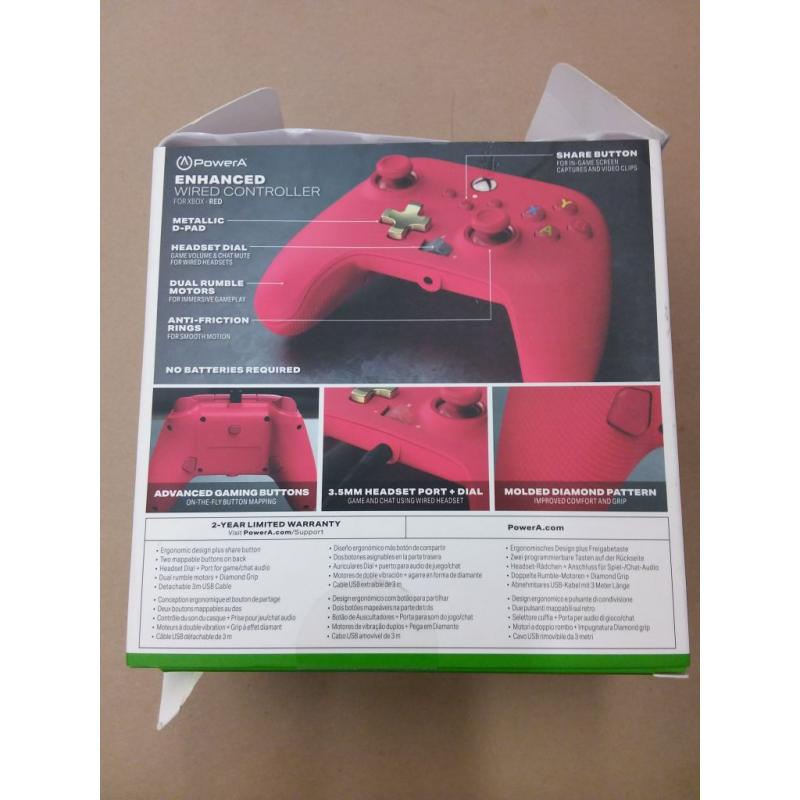 Enhanced Wired Controller for Xbox Series X|S - Red