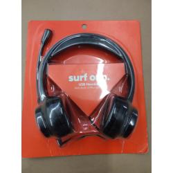 USB Stereo Headset with Built-in Microphone and In-Line Volume Control