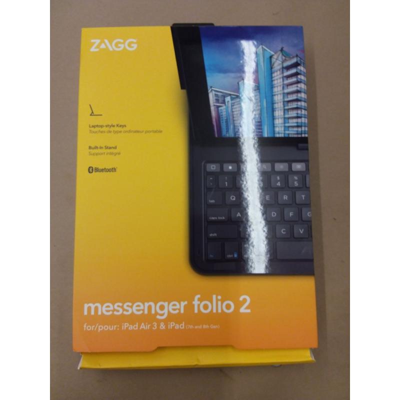 Messenger Folio 2 Keyboard/Cover Case (Folio) for Apple iPad & Air3