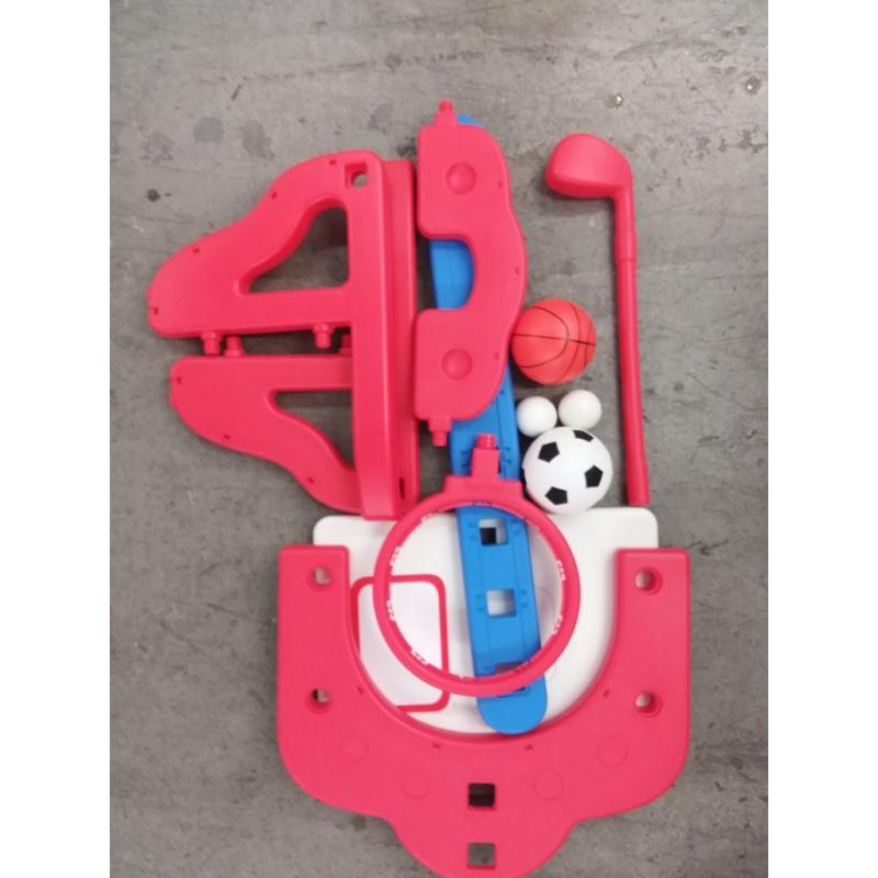 3-in-1 Sports Set; Basketball, Soccer, and Golf; Ages 3+