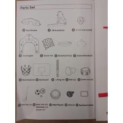 3-in-1 Sports Set; Basketball, Soccer, and Golf; Ages 3+