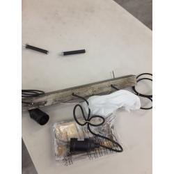 LMSOD 3 Lights Industrial Hanging Wall Sconce Lighting