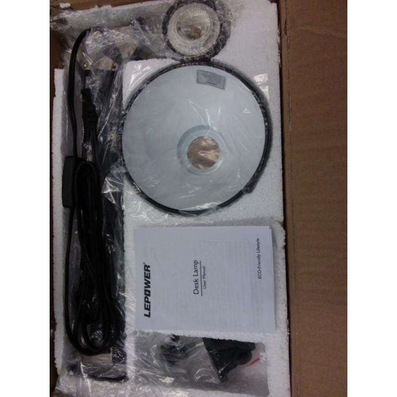 Metal Desk Lamp, Adjustable Goose Neck Table Lamp