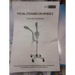 2 in 1 Facial Steamer With 5X Magnifying Lamp For Salon Spa Beauty