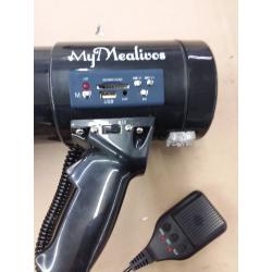 Megaphone with Siren Bullhorn 50 Watt - Bullhorn Speaker with Detachable Mic