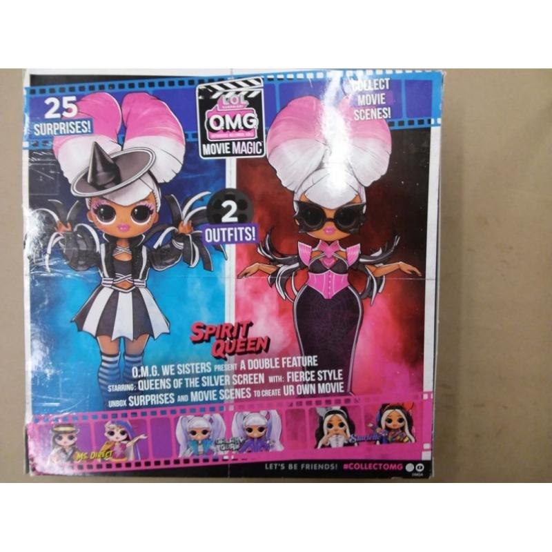 Movie Magic Spirit Queen Fashion Doll With 25 Surprises Including 2 Outfits