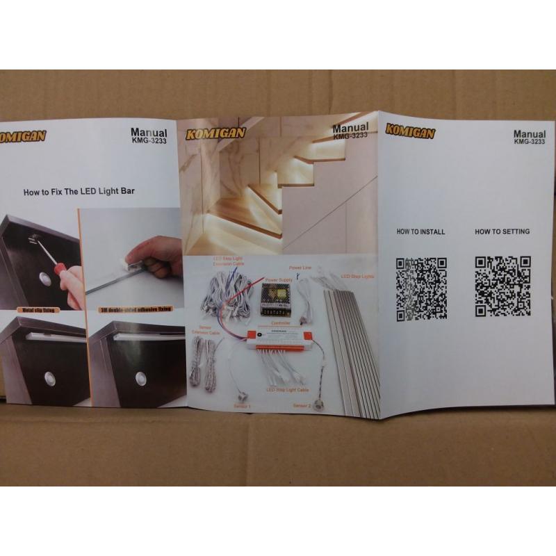 Intelligent Motion Sensor LED Stair Lighting Kit KMG-3233