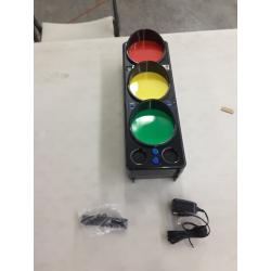 The adjustable sound activated noise monitor traffic light