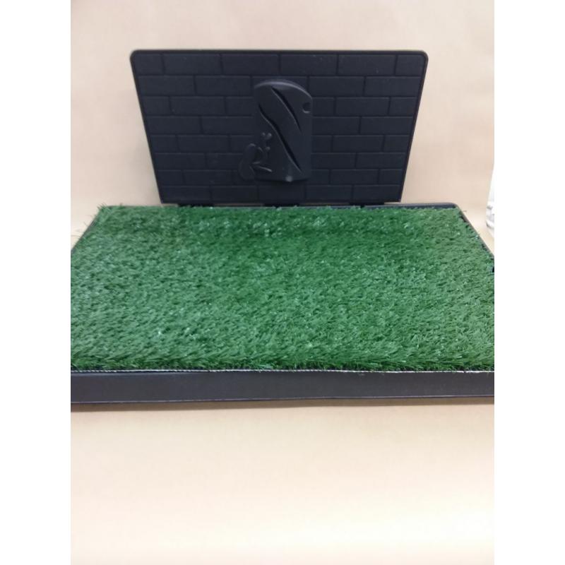Dog Grass Pad with Tray, Pee Pad Grass Indoor Dog Potty Tray