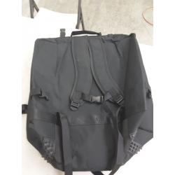 Large Over-Sized Black Backpack -24.5 x 19.5 x 7.5