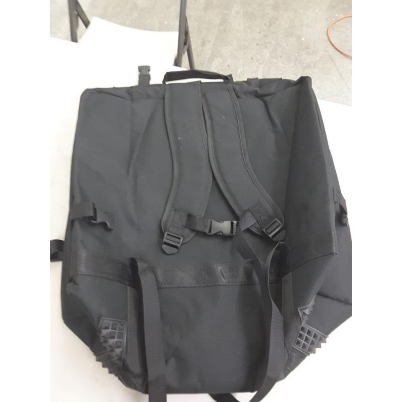 Large Over-Sized Black Backpack -24.5 x 19.5 x 7.5