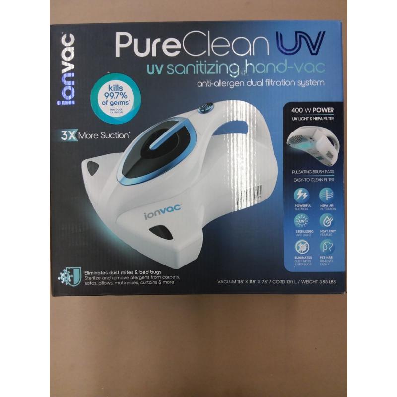 A Potent, 10 Kpa, Handheld, Lightweight, Sterilizing Vacuum with HEPA Filtration