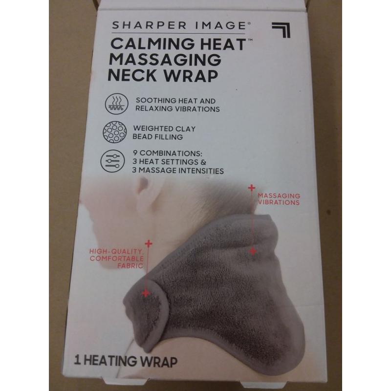 Calming Heat Neck Wrap, Grey