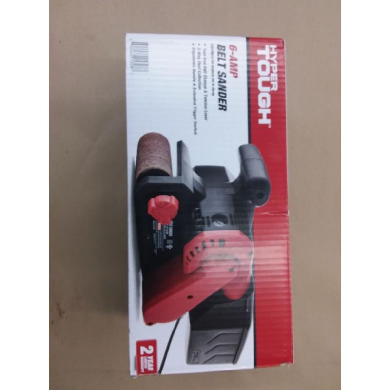 Hyper Tough 6-Amp Belt Sander, 3 x 18-Inch, Corded